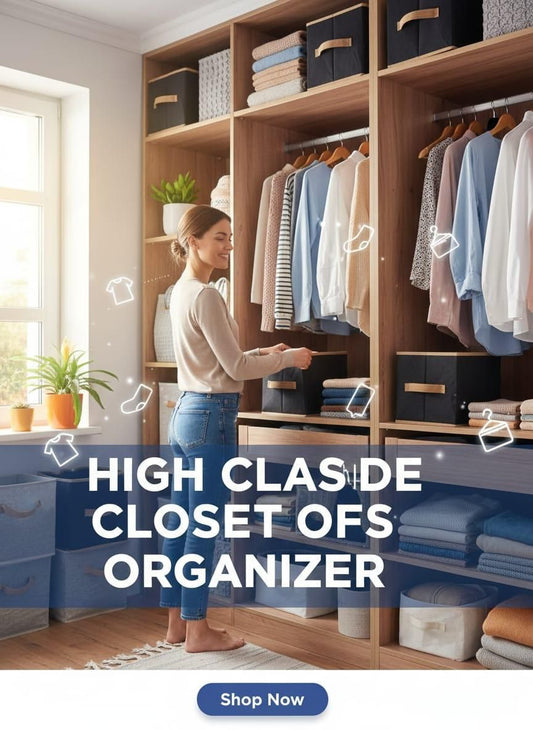 Closet Organiser Pack of 3